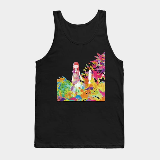 Oyasumi PunPun Rainbow Tank Top by KokoroPopShop